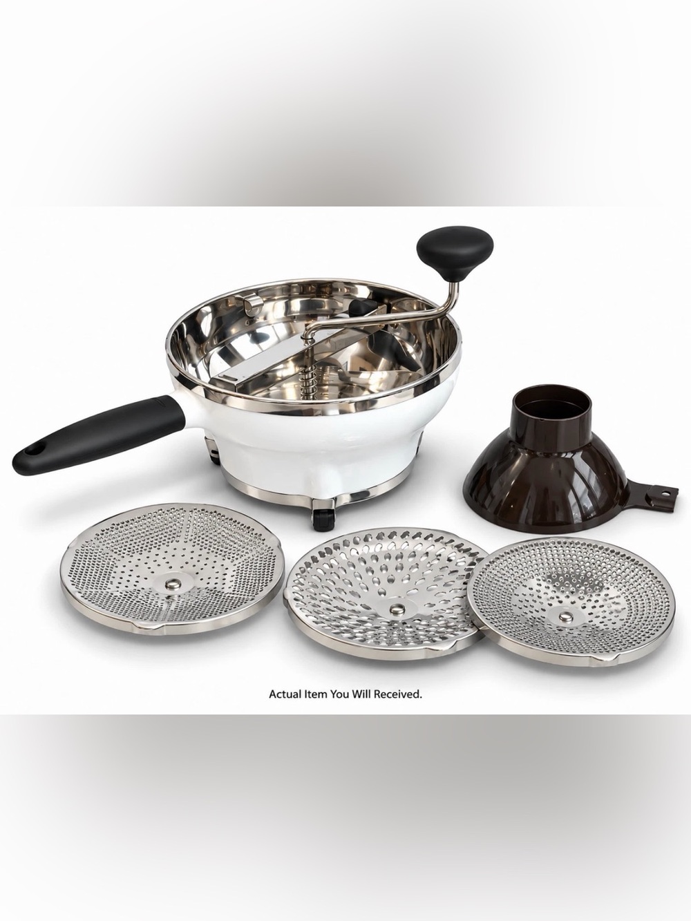🥔🍎 NEW Williams Sonoma OXO Food Mill – 3 Interchangeable Discs